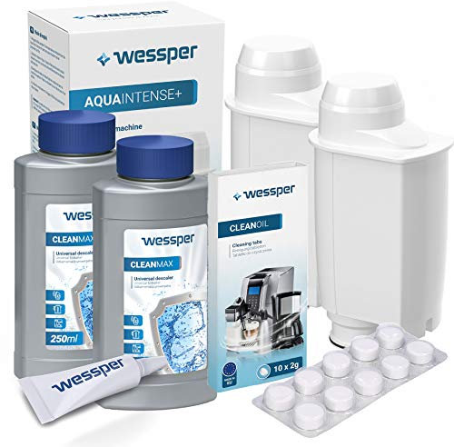 Wessper Rundum-Pflegeset für Kaffeevollautomaten Kompatibel mit Saeco CA6706/10 CA6702/00 CA6702/10 Brita Intenza+