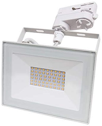 CLE LED Stromschienstrahler 30W weiss 4000K Adapter für Staff Erco Eutrac Uni Schiene Breitstrahler