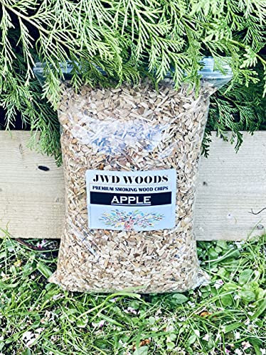 5 LITRES APPLE BBQ SMOKING WOOD CHIPS FOOD SMOKER WOOD CHIPS
