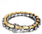 GAUEIOUR Dragon Link Chain Bracelet, Vintage Style Men's Bracelet, Personality Gold Silver