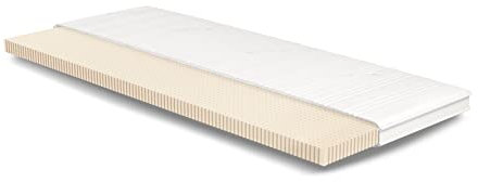 Meisterschlaf Latex Topper 80x170 cm (BxL) - Tencel 3D - Mittelweich - Höhe 7 cm - OEKOTEX - RG 65 kg/m³ - Made in Germany
