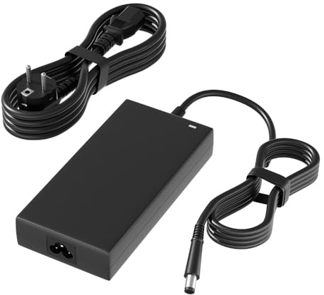 HSXIRQA 180W 130W Ladekabel Netzteil Ladegerät für Dell Dock WD15 WD19 WD19S UD22 WD25 SD25 D6000 D6000S K20A K17 K22A Thunderbolt TB16 TB15 K16A WD22TB4 SD25TB4 WD19TB WD19TBS Docking Station