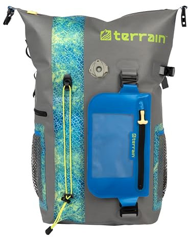 Allen Company Wanderrucksack, Storm Gray und Realtree Mako Aqua Blue, 24 Liter, Wanderrucksack