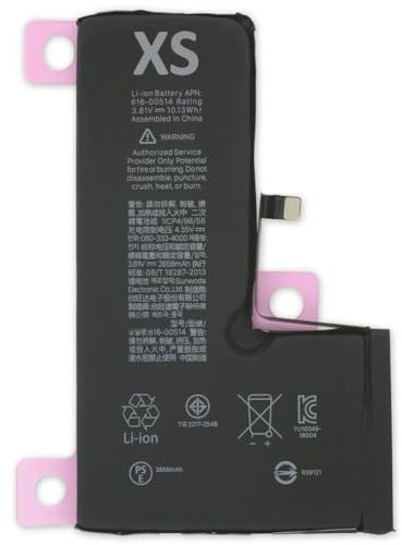 OnlyTech - Batterie Premium de Remplacement pour iPhone XS - 2658mAh - avec adhésif