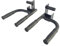 Dickly 2X Fitness-Dip-Bar-Aufsätze für 2 x 2 oder 3 x 3 Power Racks, schmale und breite Dips-Doppelgriffe, Breiter Rand