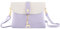 AISPARKY Piccola Borsa a Tracolla in Pelle PU per Ragazze - Carino Regalo per Adolescenti, Viola Chiaro, Small