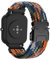 Geflochten Armband Kompatibel mit YAMAY 022/AGPTEK LW11 Sport Elastisches Nylon Ersatzarmband mit Verstellbarer Metall Verschluss Armbänder für YAMAY 022/AGPTEK LW11 Uhrenarmband für Damen Herren (16)