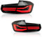 WzFacai6 Auto Rücklicht Montage Für BMW F35 F30 318i 318Li 320i 3 Series 2013-2018,Auto Rücklicht Montage Bremslicht Blinker Links/Rechts Ersatzteile,A Smoker 2PCs