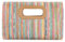 SUKUTU Clutch Handtaschen für Frauen Top Handle aus gewebtem Stroh Clutch Geldbörse Schulter Umhängetasche Sommer Raffia Tasche