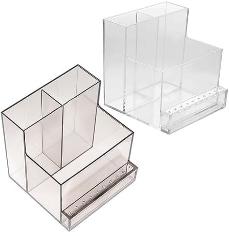 Beaupretty Nail Accessories Storage Box Nail Drill Bit Holder Box Display Stand and Storage