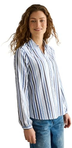 Cecil Damen Gestreifte Hemdbluse