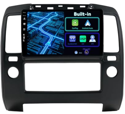 BXLIYER Android 14 IPS Autoradio für Nissan Navara 3 D40 (2004-2010) Radio GPS Navigation - Kabellos CarPlay Android Auto - DAB Lenkradsteuerung WiFi DSP - KOSTENLOS Kamera - 2G+32G - 9 Zoll 2 Din
