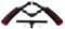 Krytorvix Supporto palmare a doppia maniglia per DJI Mavic 4 Pro, 1/4 treppiede interfaccia di montaggio alla base (RC PRO2)