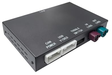 Wireless CarPlay Android Auto Decoder für BMW NBT OBD Navigation | Retrofit Kit mit MirrorLink, Rückfahrkamera Unterstützung, Kompatibel mit BMW 1/2/3/4/5/6/7 Series X1 X3 X4 X5 X6 (2012-2016)