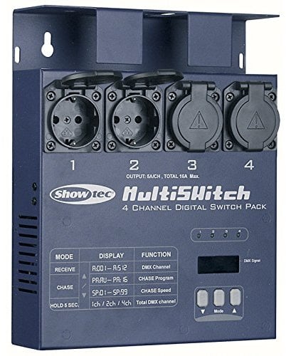 Showtec Multi switch 4 canali DMX solo funzione