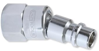 KS Tools Kugelgelenk Stecknippel aus Metall 1/4 515.3395 46mm I Schlauchanschluss Adapter für Druckluftschläuche I Druckluftkupplung für Lackierpistolen
