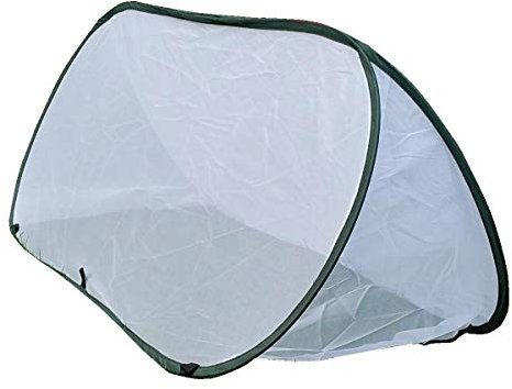 GardenSkill Pop-Up Cloche Tunnel with Insect Mesh Cover - Garden Grow-House and Carrot Fly Protection (1.5m x 0.6m x 0.6m high)