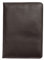 Josephine Osthoff Ausweisetui Reisepasshülle Hochformat Ausweishülle Leder Damen Gross Ausweistasche Herren Passport Cover RFID-Schutz Brieftasche ohne Münzfach (941), Farbe:Espresso