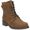 Clarks Mädchen Kurzschaft Stiefel, Leder, Braun, 35.5 EU