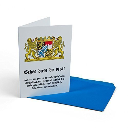 Geburtskarte Schee dast do bist!