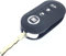 Guscio in 100% silicone per chiave telecomandata Fiat, a scatto, a 3 pulsanti, per Fiat 500/500L, Abarth, Grande Punto, Brava, Panda, Stilo, Linea