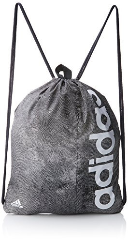 Adidas LIN PER Gym Bag, Unisex-Erwachsene Rucksack, Grau (Pertiz/Negro/Blanco), 24x15x45 cm (W x H L)