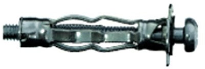 cheville pour cloisons creuses - vis tête ronde 8 x 50 - boite de 20 - bizline 720099