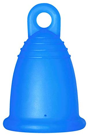Me Luna Coupe menstruelle Classic, bague, bleu, Taille M
