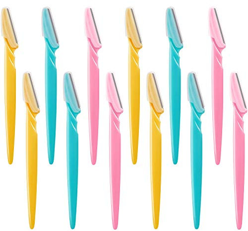 JOVITEC 12 Stück Augenbraue Rasierer Shaper Rasierer Trimmer für Frauen und Männer Gesicht Haarentferner