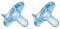 Philips AVENT SCF192/06 ciuccio per bambino Ciuccio classico Ortodontico Silicone Blu