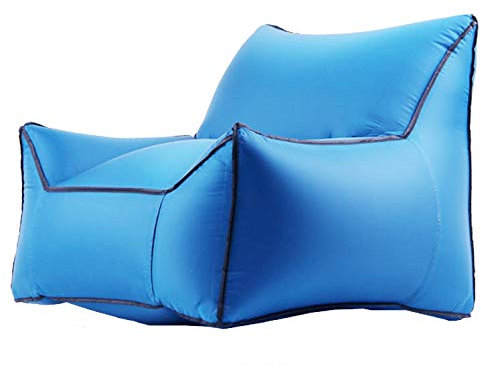 ele ELEOPTION Aufblasbares Luftsofa,Wasserdichtes Luftcouch,Indoor und Outdoor Aufblasbarer Loungesessel für Garten Meer Strand oder Camping Reisen Wandern (Blau)