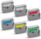 6x XemaX Kompatibel Brother M Tape 9mm Ersatz für Brother M-K221 M-K121 M-K421 M-K521 M-K621 M-K721 Schriftband für Beschriftungsgerät Brother PT-65 PT-60 PT-55 PT-M95 PT-70 PT-80 PT-85 PT-90 PT-75