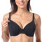 Gratlin Women's Full Cup Lightly Lined Plunge Underwire Maternity Nursing Bra Black 40F