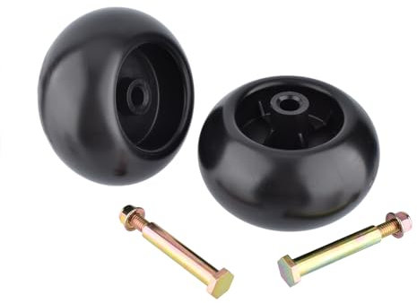 2 pièces Roue de pont avec matériel pour Craftsman Poulan pour Husqvarna pour MTD 734-03058 753-04856 Murray 92683 92265 pour John Deere M84690 Ariens 03471700 03905