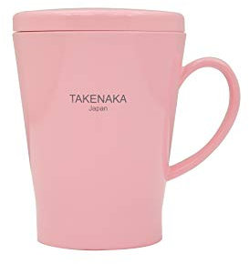 TAKENAKA Tasse mit Deckel von Bento Box aus Japan (Candy Pink)