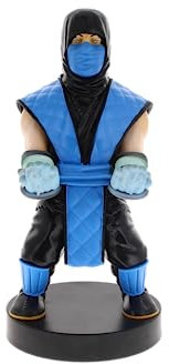 Exquisite Gaming - Cable Guy Sub-Zero Mortal Kombat, Soporte de Sujeción o Carga Para Mando de Consola o Smartphone. Producto con Licencia Oficial.