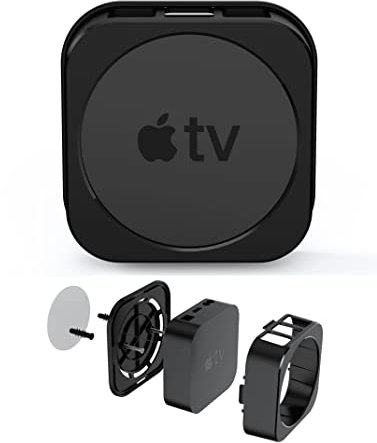 Wall Mount for Apple TV Anti-Theft Holder Fit for Ceiling Mount Compatible with Apple TV 2nd / 3rd / 4th / 5th Generation and Apple TV 4K/ HD(Including 2022 Models, 2021 Models)