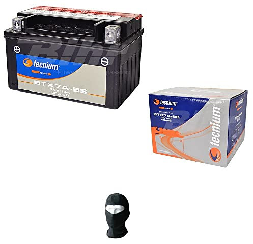 Compatible avec KYMCO Zing 125 Batterie TECNIUM YTX7A-BS Batteries 6 AMPÈRES 12 Volts PRÊT pour Utilisation SPÉCIFIQUE Moto Scooter 150X87X93MM
