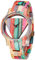 Holzuhren für Damen Herren Invertiert Geometrische Zebra Holz Uhr Einzigartige Elegante Quarz Holz Armbanduhr Handgefertigt mit Bambus Armband Unisex, Holz-4