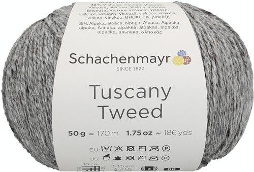 Schachenmayr Tuscany Tweed, 50G hellgrau Handstrickgarne