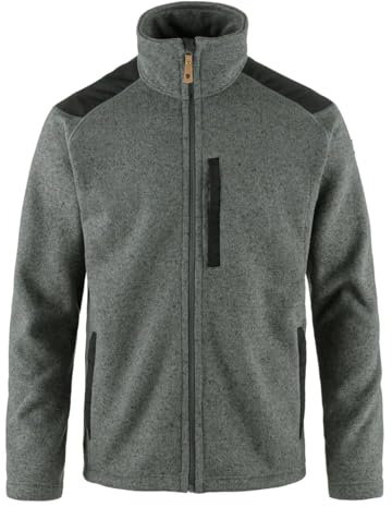 Fjällräven Herren Buck Fleecejacke, Grey/Melange, XXL
