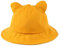 Dreiecksschal Kinder Kinder Sonnenmütze Sommer Breathe Beach Feste Mütze Eimer Kinder Hut Halstuch Junge 8 Jahre (Yellow, One Size)