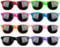8PCS Neon Colors Sunglasses for Girls Boys Women Men Kids Adults Birthday/Hen/Festival Party Glasses Fancy Dress Cosplay Costume Supplies, Kids' Party Eyewear Coloured Funky Sunglasses Party Favors