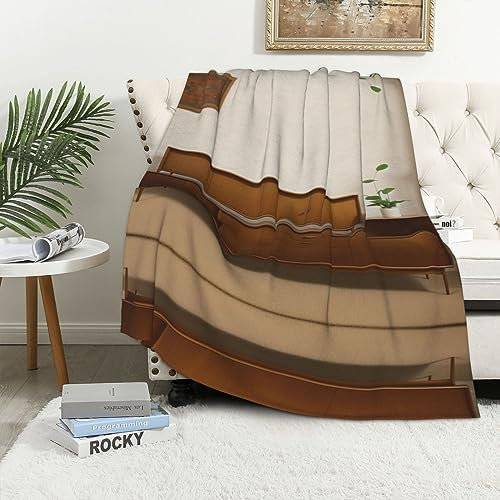 Home Cabinet Printed Microfiber Blanket Sofa Throw Flannel Fluffy Soft Warm Throw Blankets for Bed Couch Travel 40 X 60 in Thick