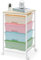 SYKIARIOL Storage Trolley with 4 Drawers, Rolling Storage Cart on Wheels, Multipurpose Mobile Organizer Unit Utility Cart for Living Room,Bedroom,School,Beauty, Multicolor