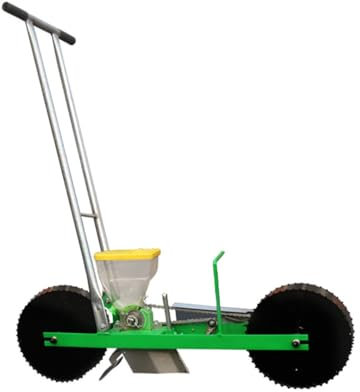 HJDSUDU Semoir à Main, semoir de Jardin, semoir Manuel, semoir à Rouleau et applicateur d'engrais, pour soja, arachide, maïs, Coton, soja