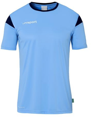 uhlsport Unisex Squad 27 Kurzarm Trikot, Skyblau/Marine, XL EU