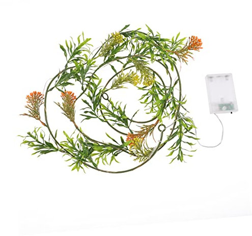 MAGICLULU Künstliche Weinreben- -lichterketten Rattan-lichterketten 2m 20leds Schlafzimmerdekor Kinderzimmer Hochzeitsdekor