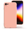 Zuvirelx Glatte Silikon hülle für iPhone SE 2020/2022, iPhone 8/7, Staubbeständig‌, Slim, Taschentauglich‌ Handyhülle Cover Case für Apple iPhone SE 2nd 3rd - Mädchenpink