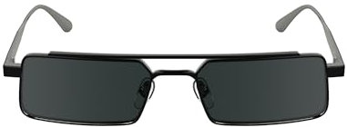 Calvin Klein Unisex Adult Sunglasses CK24111S - Matte Black with Solid Grey Lens